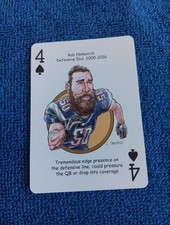 Rob Ninkovich Card New England Patriots Hero Decks Playing Card Football Card