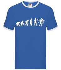Evolution Of Man Cyclo Cross - Mens Ringer - Bicycle Cycling Cyclocross X