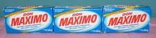 Lot of (3) Don Maximo Detergent Soap Stain Remover Laundry Vintage NOS 225g
