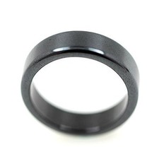 Wedding Ring Hematite Black 6 MM