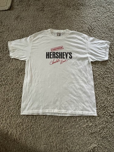 Vintage Hershey’s Chocolate Certified Chocolate Lover Shirt Medium
