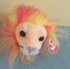 Ty Beanie Baby Bushy the Lion & Teenie Beanie -2000-New — photo 3