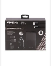 Vivitar, Portable Charging Gift Kit, PowerBank, Car Wall Charger, Lighting Cable