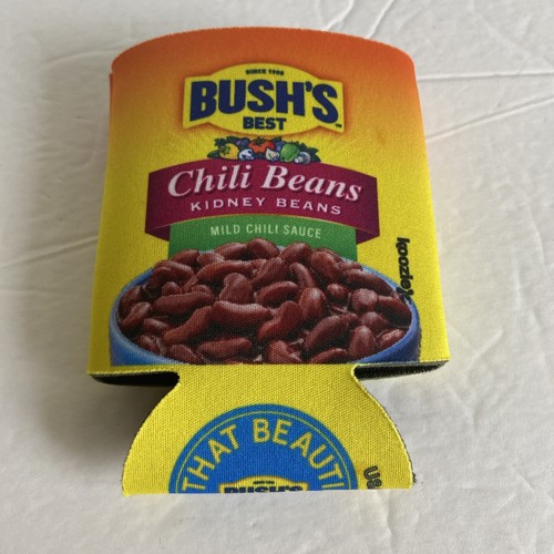 Bush’s Best Beans Can Holder Cooler Soda Beer Insulator Koozie All