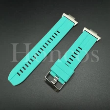 Silicone Rubber Watch Strap Band Fits for Tissot PRX Quick release Adapter L/BL