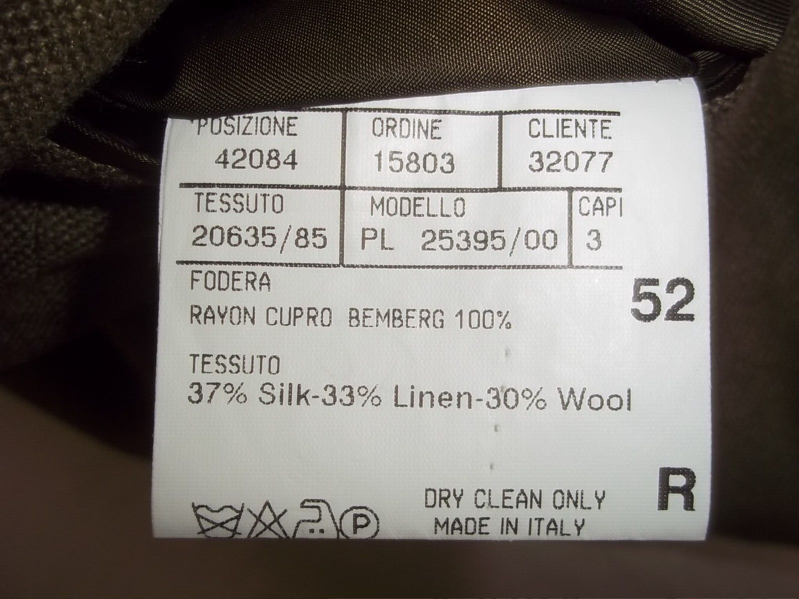 @* Canali, Solid Beige 3Button Patch Pockets Wool… - image 8