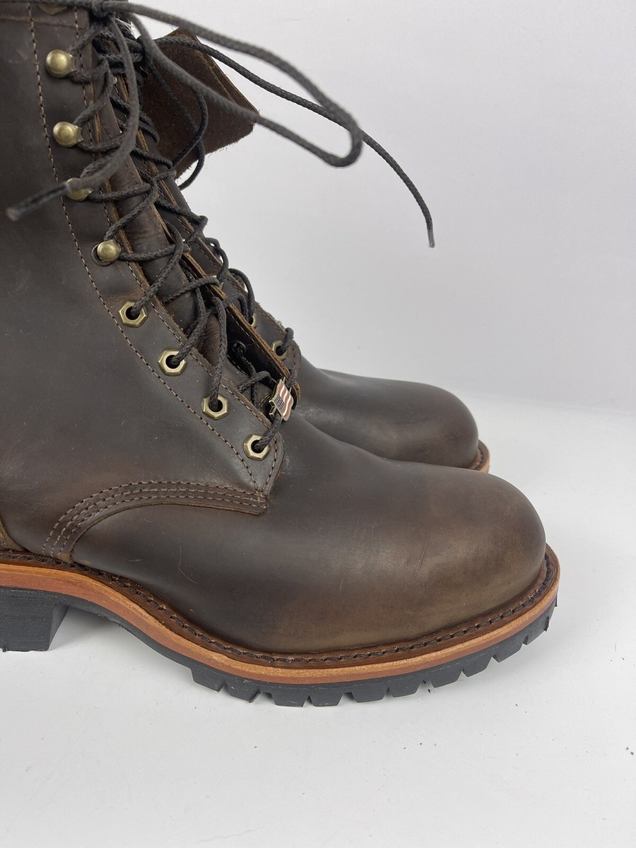 Chippewa Apache Rugged Work Boots 20091 USA Steel Toe 12 D | eBay