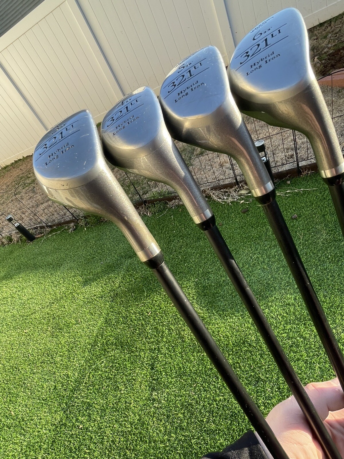 Wishon Golf 321 LI Hybrid Iron Set 36 GI335 High Launch Senior A