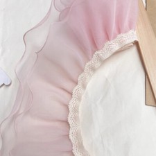 1 M Mesh Ruffles Organza Edgings Trimmings Tiered Wide Lace Sewing Frill Casual