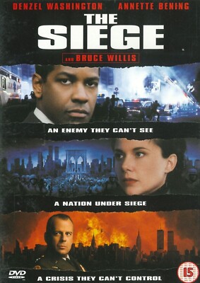 The Siege (1998) DVD, Denzel Washington, Bruce Willis, Annette Bening [Gebiet 2]