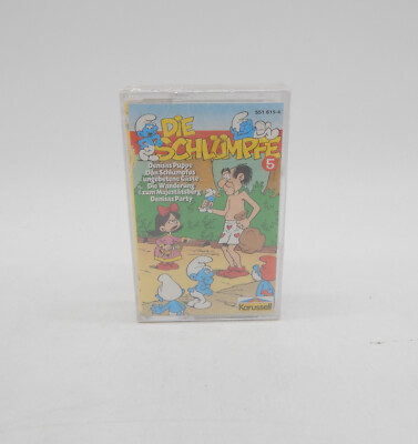 MC Hörspielkassette Die Schlümpfe - Folge 5 - NEU/OVP sealed