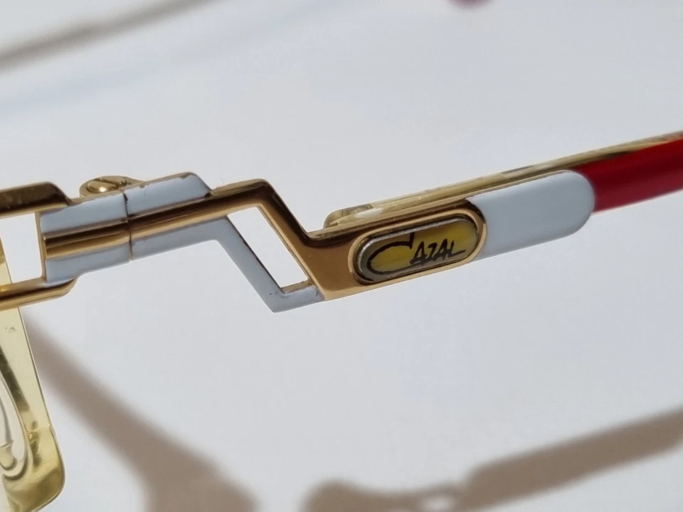 Cazal Brille Vintage, MOD 170 COL 224, 53□12 130, West- Germany, HIP HOP, Top - Bild 4 von 4