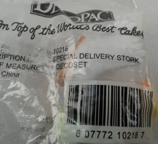 DecoPac 10218 Special Delivery Stork Cake Decorating Kit  - New.          (55.1)