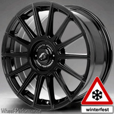 18 Zoll DX9 Alufelgen 8x18 5x108 ET45 schwarz glänzend für Land Rover und Volvo
