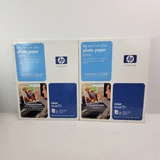 HP Premium Plus Ink Jet Photo Paper Glossy White 8.5" x 11" 40 Sheets 10mil