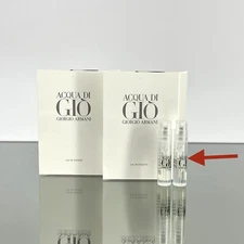 2pc) Giorgio Armani Acqua di Gio for Men 0.04oz-1.2ml EDT Spray SAMPLE VIAL (C50