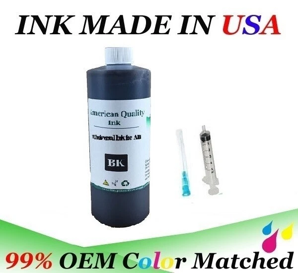 BK/C/M/Y 500ml Universal Refill Ink bottle HP Canon Brother Lexmark Dell W tools - Image 2 of 4