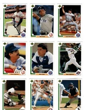 1991 Upper Deck Baseball Trading Cards  / Choose #s 201 - 400 / mb36