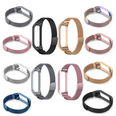 For Samsung Galaxy Fit-E R375 Milanese Magnetic Bracelet Stainless Steel Band