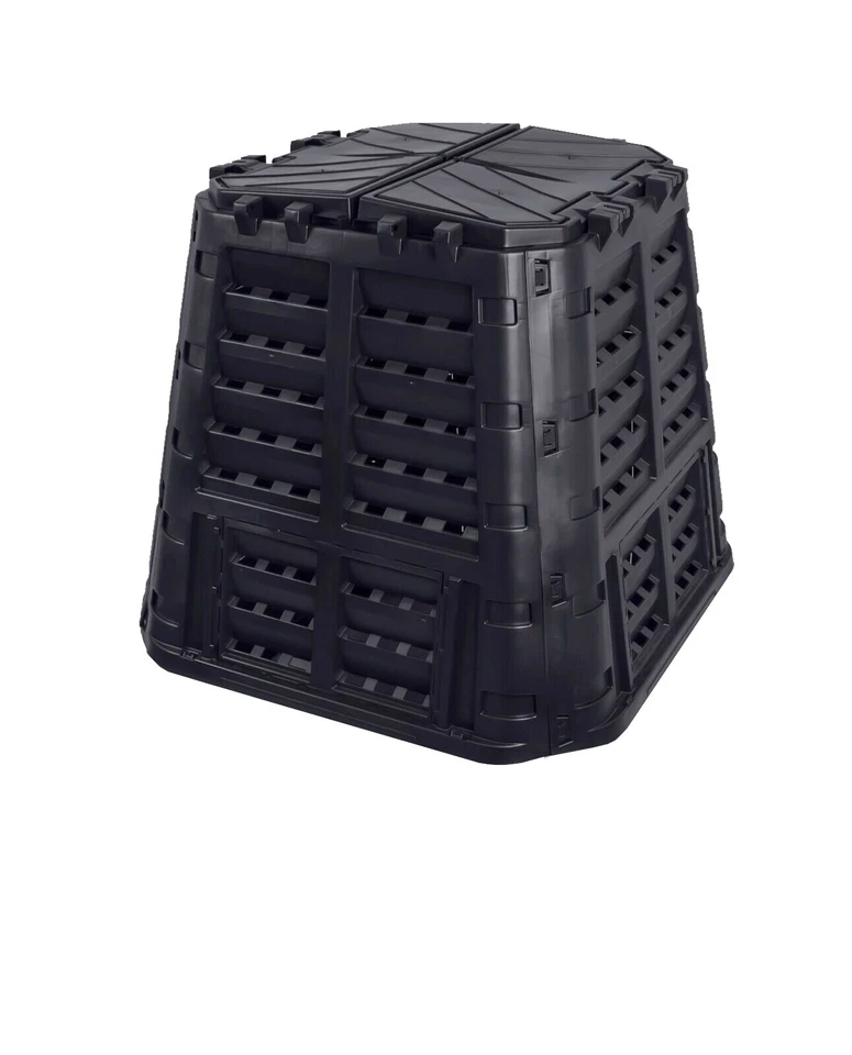 Komposter Schnellkomposter Gartenkomposter mit Belüftungssystem 480l 740l 1000l - Bild 3 von 4