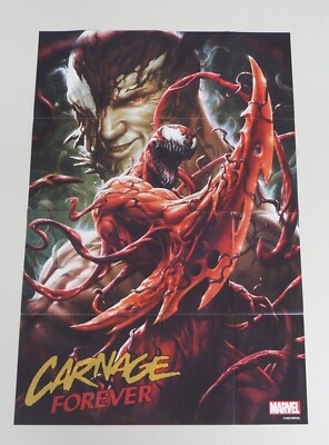 Carnage Forever #1 Kendrick Lim 2021 folded Marvel PROMO POSTER 36'' x 24''
