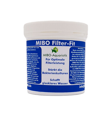 (44,50  / kg) MIBO Filter-Fit 200g Aquarium Pflege Filteraktivator Wasserklärer