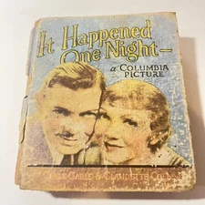 1935 It Happened One Night Saalfield Better/Big Little Book CLARK GABLE, COLBERT
