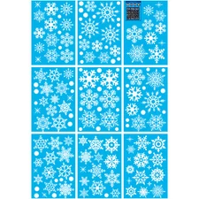 Wrapables Snowflake Window Clings Decal Stickers for Glass Windows