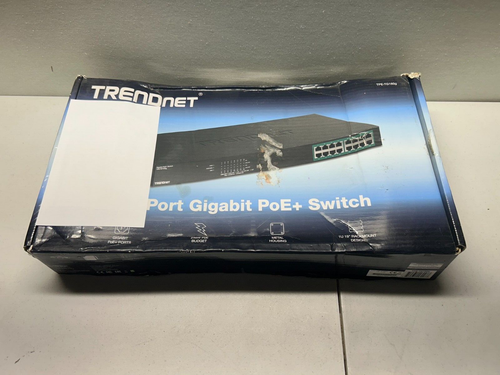 TRENDNET TPE-TG160G GIGABIT 16-PORT RACK-MOUNTABLE ETHERNET NETWORK SWITCH NEW - Picture 5 of 6