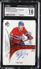 2019-20 SP Authentic Nick Suzuki  '09-10 Retro Future Watch Autographs CGC 10