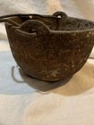 Antique Cast Iron Smelting Pot Crucible 5 1/2inches Primitive — photo 4