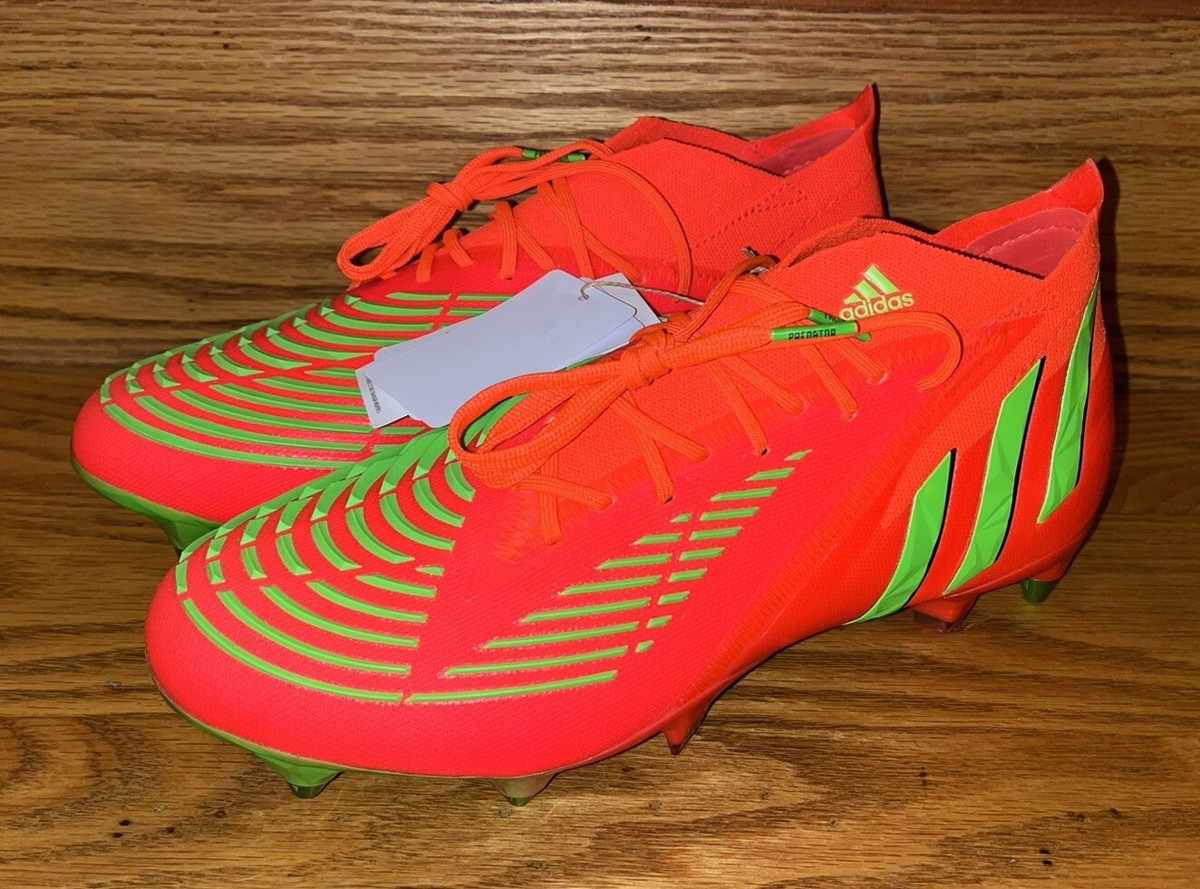 Adidas Predator Edge.1 SG Soccer Cleats GW1016 Men's US 9 Women's