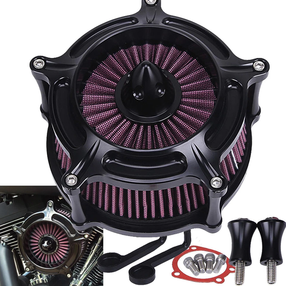 Air Cleaner Intake Filter Kit For Harley Road Street Electra Glide Touring 97-07 Foto 2 de 4