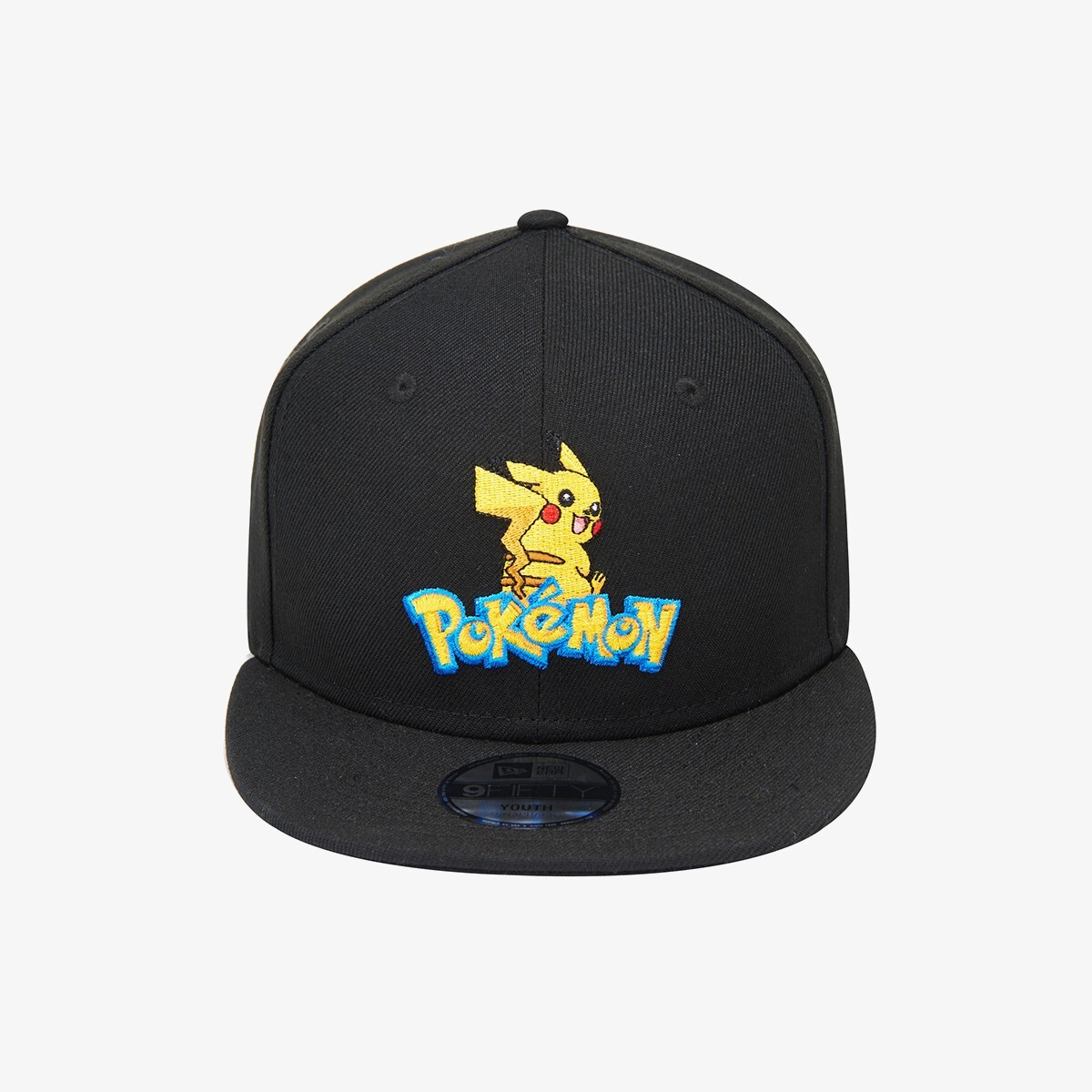 New Era Kids x Pokemon Pikachu Black Snapback Cap Kids 9Fifty Child Hat image 3