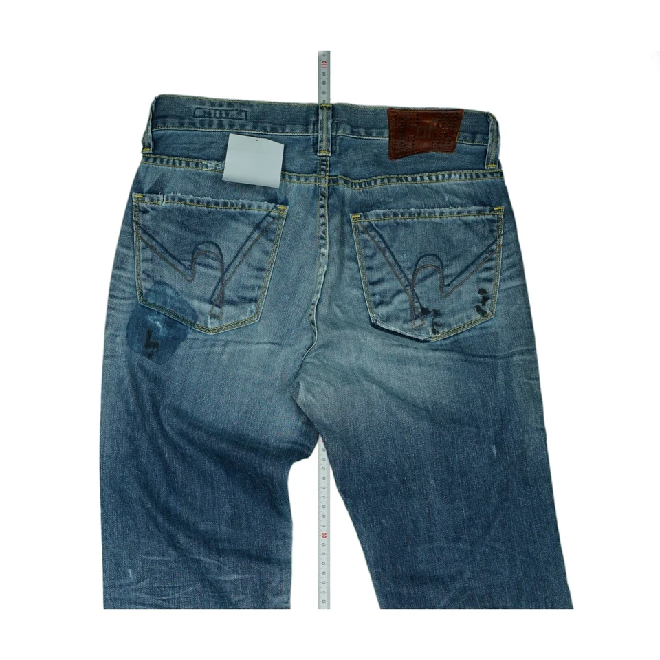 Citizens of Humanity Mujer Boot-Cut Vaqueros Used Look Patchwork W28 L34 Azul - Imagen 4 de 4