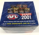 2001 AFL TEAMCOACH TRADING CARD FACTORY BOX (36)-RARE, FIRST TEAMCOACH SERIES