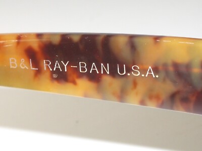 VINTAGE B&L RAY BAN W1271 ANTIQUE TORTOISE RB3 UV GLASS WAYFARER