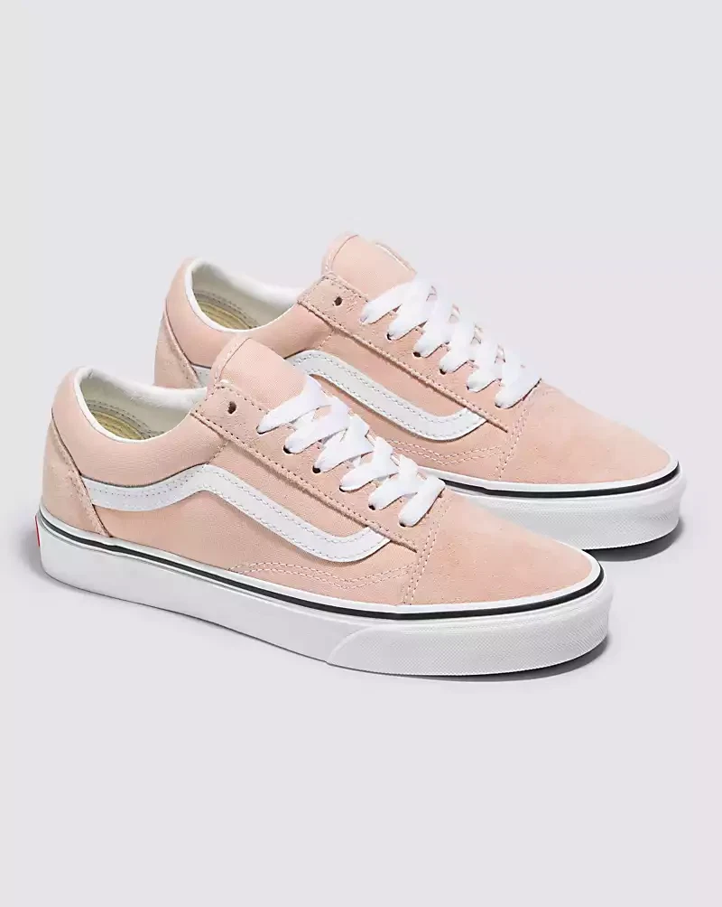 vans old skool rose pale cuir