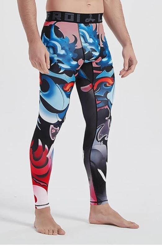 1 Pair LAFROI Men's Quick Dry Cool Tights Leggings Vengeance Large CHARITY AU eBay