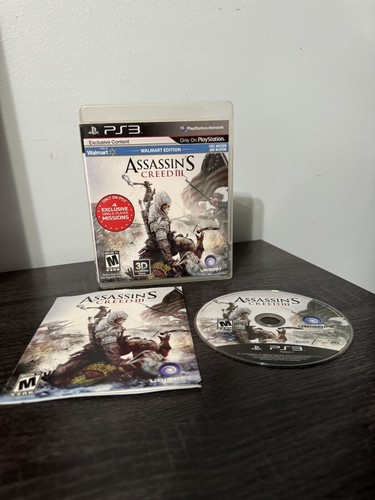 Assassin's Creed III - Sony Playstation 3 PS3 - Complete in box - CIB