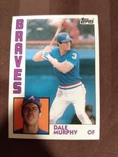 1984 Topps Baseball Card #150 Dale Murphy Atlanta Braves Free Shipping
