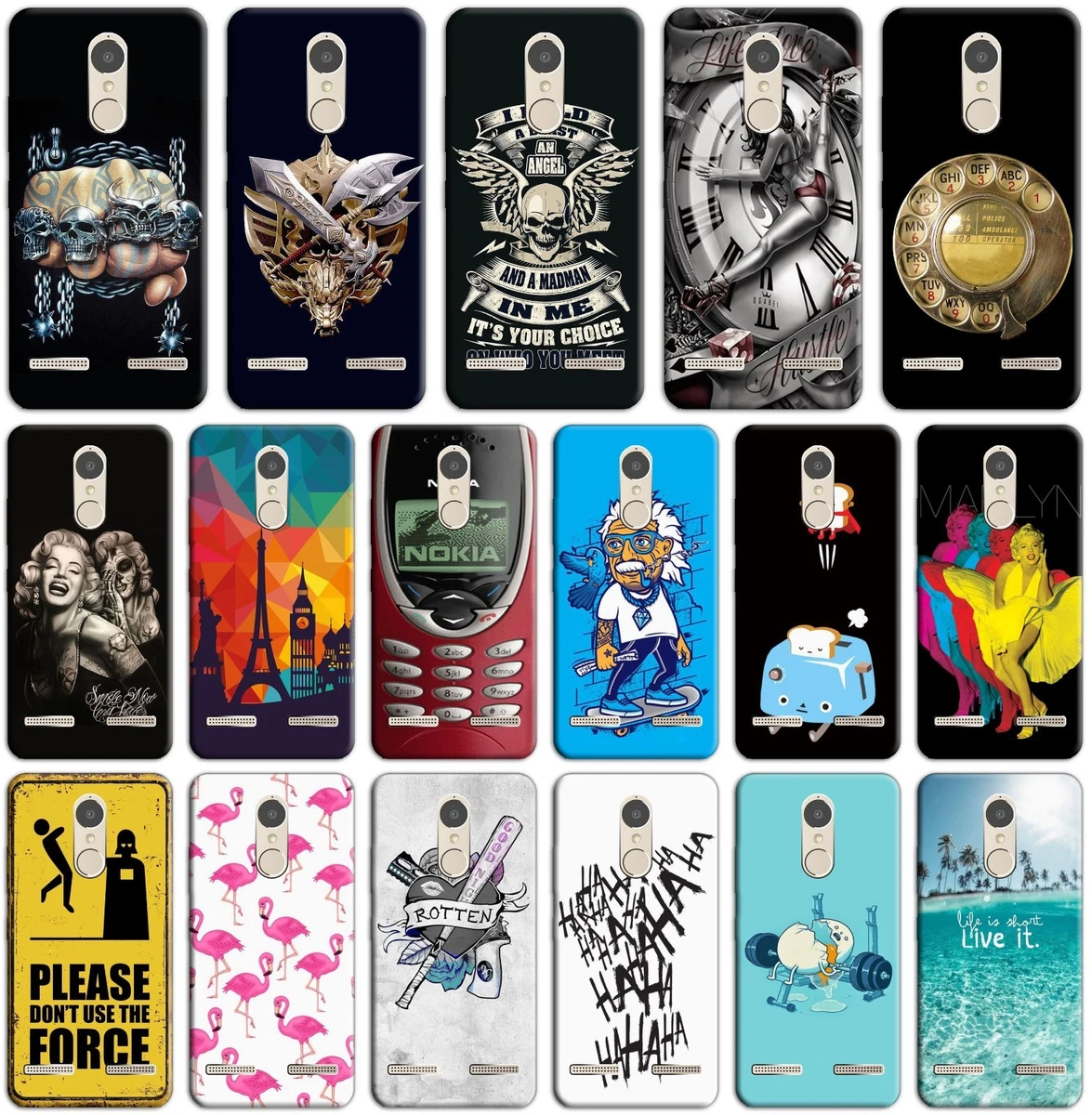 Mixroom - Cover Back Case in Soft TPU Silicone for Huawei Honor X7