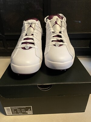 Nike Air Jordan 6 Retro Low G NRG Bordeaux Golf Cleats DV6796-116