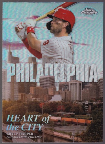 2022 Topps Chrome Heart Of The City Philadelphia Bryce Harper #HOC-1