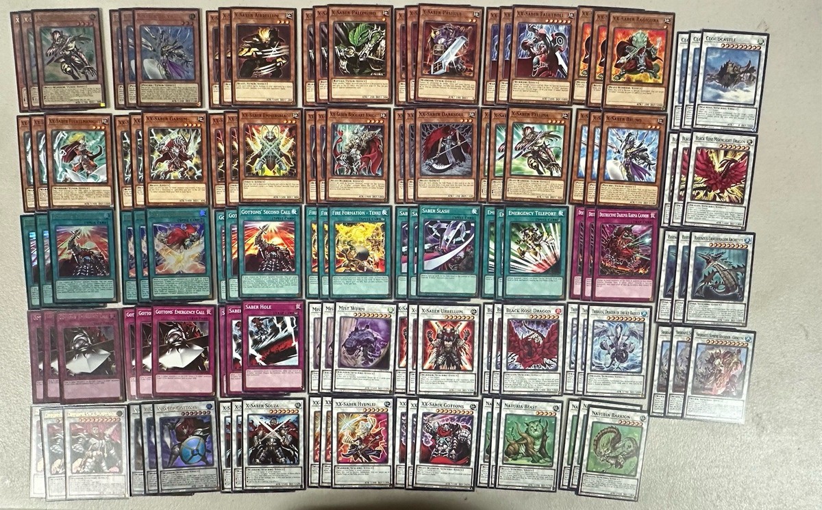 x saber deck yugioh Edison Format Guide: X-Sabers Yugioh Complete X-saber/XX-saber Deck 117
