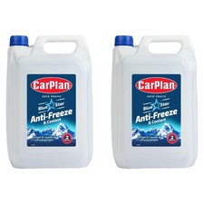 CarPlan BSA001 Blue Star Antifreeze & Coolant Concentrate Down To -36C 5L x 2