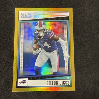 2022 Score Stefon Diggs #262 Gold Zone #'d 15/50 Buffalo Bills 