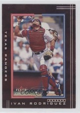 2002 Fleer Genuine Ivan Rodriguez #78 HOF 01ba