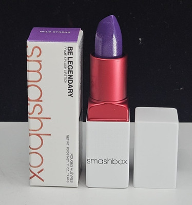 Smashbox Be Legendary Primer & Plush Lipstick - Wild Streak - 0.11oz NEW IN BOX