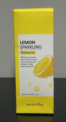 Secret Key Lemon Sparkling Peeling Gel 4.05 oz. Removes Impurities & Exfoliates 